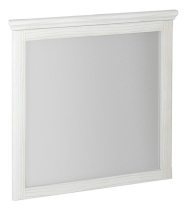 Sapho CROSS zrcadlo v dřevěném rámu 70x80cm, starobílá CR212