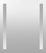 Mereo Zrcadlo 60x80 cm s LED osvětlením CN698