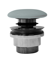 GSI GSI umyvadlová výpust 5/4“, click-clack, keramická zátka, 5-65mm, ghiaccio mat PCS15