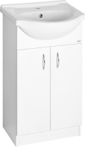 Aqualine SIMPLEX ECO 50 umyvadlová skříňka včetně umyvadla 47x83, 5x29cm SIME500