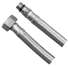 Sapho Flexibilní nerezová hadice M12x1/2", 80cm, průměr 12mm 33128