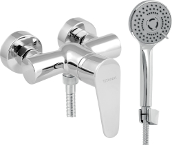 Novaservis Sprchová nástěnná baterie Titania Fresh ECO, 100 mm, chrom 96065,0E