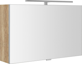 Sapho CLOE galerka s LED osvětlením 80x50x18cm, dub alabama CE080-0022