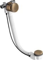 Polysan Vanová souprava s napouštěním, bovden, délka 775mm, zátka 72mm, bronz 86388