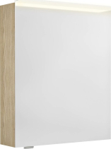Sapho LINEX galerka s LED osvětlením, 60x70x15cm, levá/pravá, jilm bardini LX060-0013