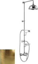 Sapho VIENNA sprchový sloup s pákovou baterií, mýdlenka, 1291mm, bronz VO138BR