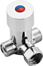 Bruckner Regulátor teploty vody pro stojánkové ventily 1/2", chrom 982.880.1
