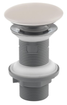 Isvea Umyvadlová výpust 5/4“, click-clack, keramická zátka, 20-70mm, ivory 38TP0165I