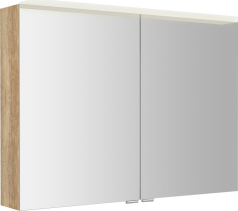 Sapho LINEX galerka s LED osvětlením, 100x70x15cm, dub alabama LX100-0022