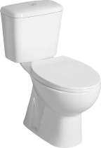 Aqualine MANUEL WC kombi, dvojtlačítko 3/6l, spodní odpad, bílá PS8814