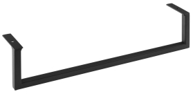 Sapho HANG držák ručníků pod umyvadlo 460x98mm, černá mat HG460