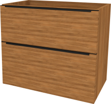 Mereo Mailo, koupelnová skříňka 81 cm, černé madlo, Multidecor, Ořech Dijon přírodní CN591SBODP1