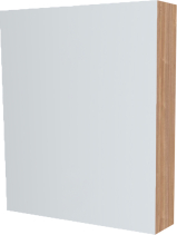 Mereo Koupelnová skříňka zrcadlová 60 cm, galerka, 1x dvířka levá, Multidecor, Light Select Walnut CN798G61LSW1