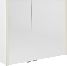 Sapho ALIX galerka s LED osvětlením 86x70x17, 5cm, bílá AX186-0030