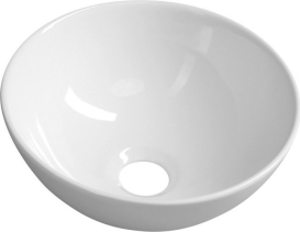 Sapho ASTER keramické umývátko na desku, Ø 28x11 cm, bílá AR499