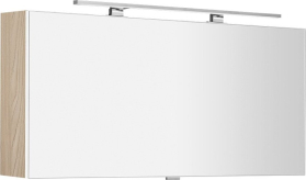 Sapho CLOE galerka s LED osvětlením 120x50x18cm, jilm bardini CE120-0013