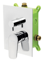 Novaservis Podomítková baterie s boxem Titania Pure, 2 vývody BOX90351R,0