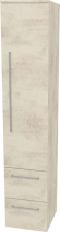 Mereo Bino, koupelnová skříňka vysoká 163 cm, pravá, Multidecor, Chromix bílý CN698CHB2