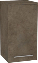 Mereo Bino koupelnová skříňka horní 63 cm, levá, Multidecor, Beton Chicago tm šedý CN695BCS2