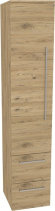 Mereo Bino, koupelnová skříňka vysoká 163 cm, levá, Multidecor, Dub San remo sand CN697DSAN