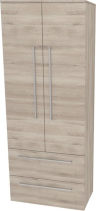Mereo Bino, koupelnová skříňka vysoká 163 cm, dvojitá, Multidecor, Dub Kronberg světlý CN699DKRS
