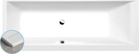 Polysan CLEO SLIM obdélníková vana 170x70x48cm, bílá 74611S
