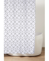 Aqualine Sprchový závěs 180x200cm, polyester, kostky ZV029
