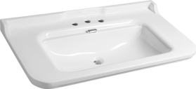 Kerasan WALDORF keramické umyvadlo 100x55cm, 3 otvory, bílá 4142K1-3