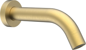 Sapho Nástěnná výtoková hubice, kulatá, 174mm, zlato mat BO519