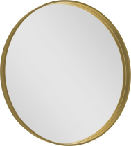 Sapho NOTION kulaté zrcadlo v rámu ø 70cm, zlato mat NT700G