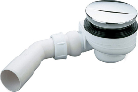 Aliaxis Česká republika s.r.o. Sifon pro sprchové vaničky Turboflow 1, ø 90 mm, bílá PR6041C (0205240)