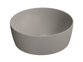 GSI NUBES keramické umyvadlo na desku průměr 40cm, tortora mat 903905