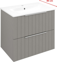 Sapho CIRASA umyvadlová skříňka 58x54x39cm, agila strip CR592-4343S