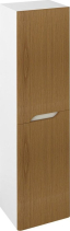 Sapho MEDIENA skříňka vysoká 35x140x30cm, 2x dvířka, levá/pravá, bílá mat/dub natural MD352