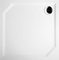 Gelco ANETA90 sprchová vanička z litého mramoru, čtverec 90x90cm, bílá GA009