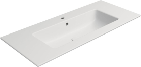 GSI PURA keramické umyvadlo Slim 102x46cm, bílá mat 8886109