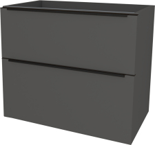Mereo Mailo, koupelnová skříňka 61 cm, černé madlo, Multidecor, Šedý diamant CN590SBSEDD