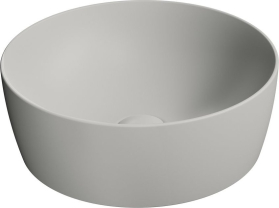 GSI NUBES keramické umyvadlo na desku průměr 40cm, cenere mat 903917