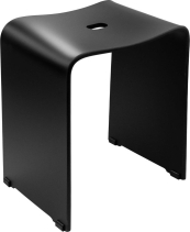 Ridder TRENDY koupelnová stolička 40x48x27, 5cm, černá mat A211110