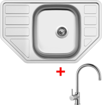 Nerezový dřez Sinks CORNO 770 V+VITALIA CO770VVICL