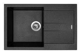 Granitový dřez Sinks AMANDA 780 Metalblack TLAM78050074