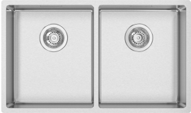 Nerezový dřez Sinks BOX 740 DUO RO 1,0mm RDBOK74044021RO