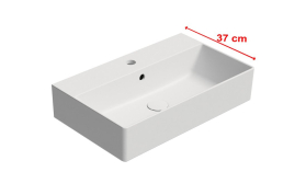 GSI KUBE X keramické umyvadlo 60x37cm, bílá mat 9454109