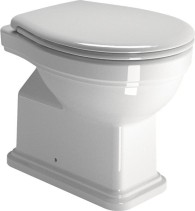 GSI CLASSIC WC mísa stojící, 37x54 cm, zadní odpad, bílá ExtraGlaze 871111