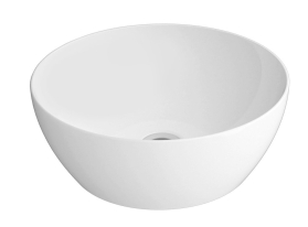 GSI PURA keramické umyvadlo na desku, průměr 42cm, bílá ExtraGlaze 885111