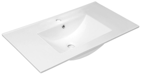 Sapho SLIM keramické umyvadlo, nábytkové, 90x46, 5cm, bílá 1601-90
