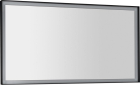 Sapho SORT zrcadlo s LED osvětlením 120x70cm, černá mat ST120