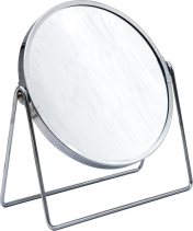 Ridder SUMMER kosmetické zrcátko na postavení, Ø 160mm, oboustranné, chrom 03009000