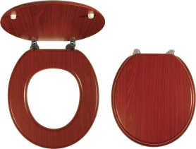 Novaservis Sedátko dýhované orech MDF WC/ORECHLYRA
