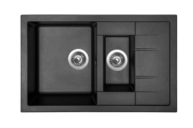 Granitový dřez Sinks CRYSTAL 780.1 Metalblack ACRCR780500174